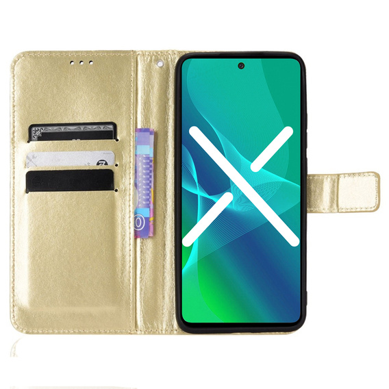 Чoхол Wallet до Xiaomi Redmi 10C, Gold