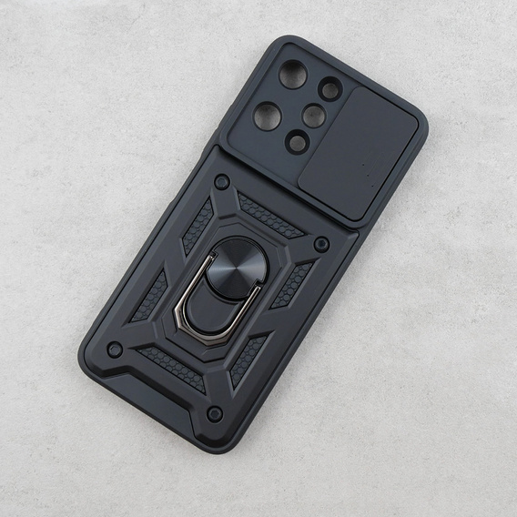 Чехол NOX Camera Slide Xiaomi Redmi 12, CamShield Slide, чёрный
