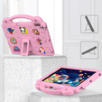 Детский чехол для iPad 10.2" 2021/2020/2019 (9/8/7 gen.) / Air 10.5" 2019 (3 gen.), Cute Patterns, с подставкой, розовый