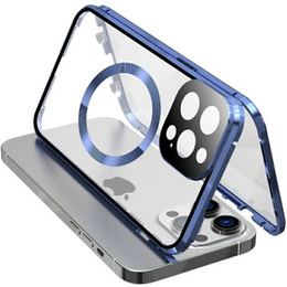 Магнітний чохол Dual Glass MagSafe для iPhone 15 Pro Max, м'яти