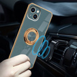 Чoхол до iPhone 14 Plus, Electro Ring, сірий