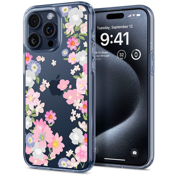 Чехол Spigen до iPhone 15 Pro, Liquid Crystal, Blossom