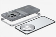 Чохол для Nothing Phone 3a Pro, Frame Case, сріблястий