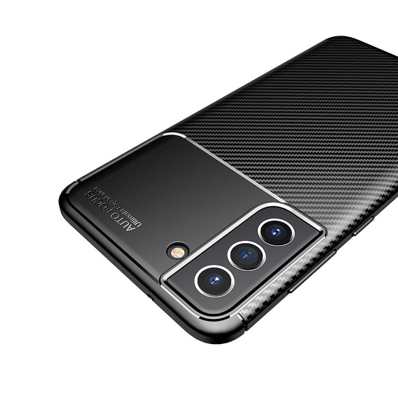 Чoхол до Samsung Galaxy S21 FE, Carbon Gel, чорний