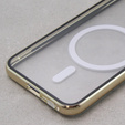 Магнітний чохол Dual Glass MagSafe для Samsung Galaxy S23, золотий