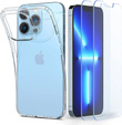 Чохол + скло Spigen для iPhone 13 Pro, Crystal Pack, Crystal Clear