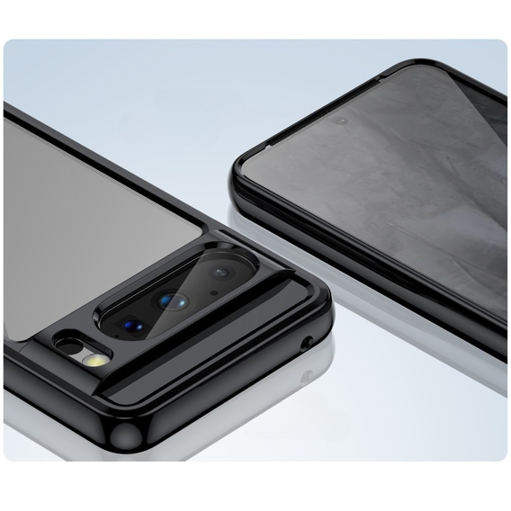 Чохол для Google Pixel 8 Pro, Fusion Hybrid, прозорий / чорний