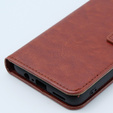 Футляр з клапаном для Motorola Moto G54 5G, Crazy Horse Wallet, коричневий