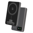 Blavec Power Bank 10000mAh BJ-03 Slim 13.5mm - Type C - 22.5W, MagSafe 3in1 - серый