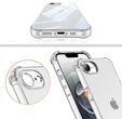 Чохол для iPhone 16E, Erbord Dropproof, прозорий + скло