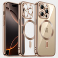 Чохол для iPhone 16 Pro Max, Electro MagSafe, desert titanium + Скло на екран