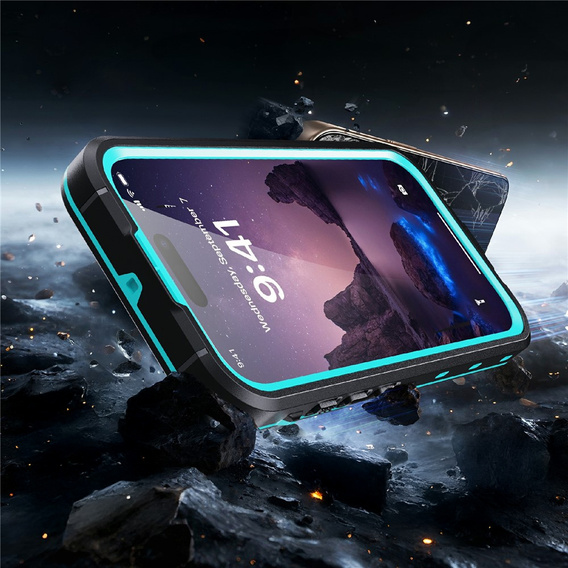 Чохол для iPhone 17, водонепроникний IP68, SHELLBOX MagSafe, синій