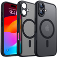 Матовый чехол для iPhone 17, для Magsafe, матовый черный
