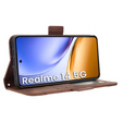 Откидной чехол для Realme 14 5G / Realme 14T 5G, Card Slot, коричневый