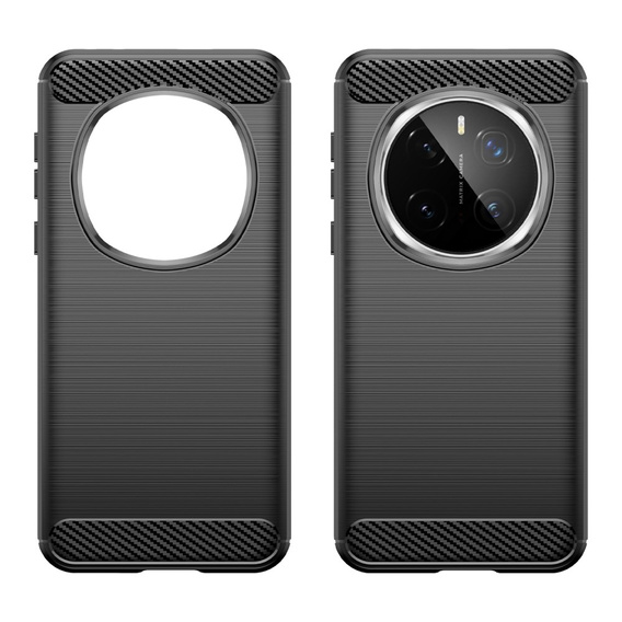 Чехол до Honor Magic 7 Pro, Carbon, чёрный