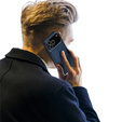 Чехол Dux Ducis для iPhone 17 Pro, Skin Pro, с клапаном, со слотом для карт, темно-синий