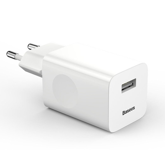 Baseus Mirror LED 4-Port USB QC3.0 Uniwersalna Ładowarka Sieciowa - Black