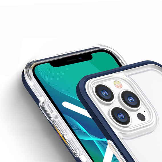 Чохол ERBORD Hybrid Frame для iPhone 13 Pro, Синій