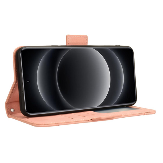 Откидной чехол для Xiaomi 14 Ultra, Card Slot, розовый
