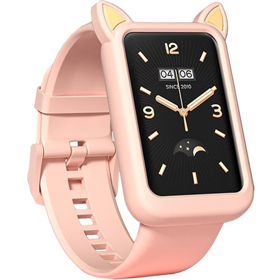 Силиконовый чехол CAT EARS для Xiaomi Mi Band 7 Pro, Pink