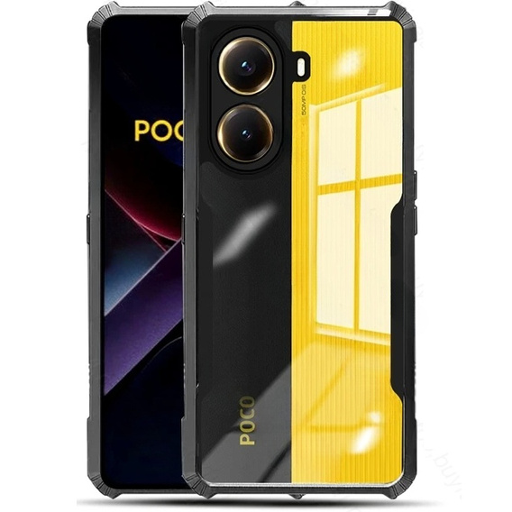 Чехол до Xiaomi Poco X7 Pro 5G, AntiDrop Hybrid, чёрный
