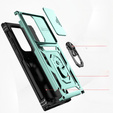 Чехол NOX Camera Slide Samsung Galaxy S24 Ultra, CamShield Slide, зелёный