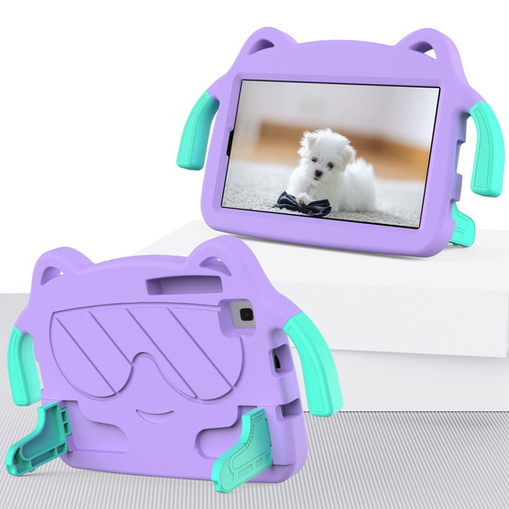 Дитячий чохол для Samsung Galaxy Tab A7 Lite 8.7T220 / T225 / A 8.0 (2019) T290 / T295, фіолетовий