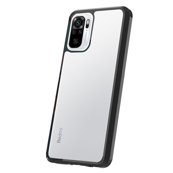 Чoхол до Xiaomi Redmi Note 10/10S, Fusion Hybrid, прозорий / чорний