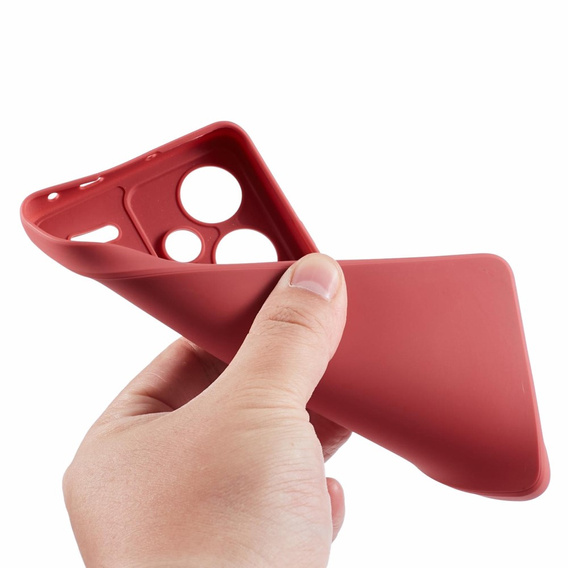 Чехол до Xiaomi Redmi Note 13 Pro+, Silicone Lite, красный