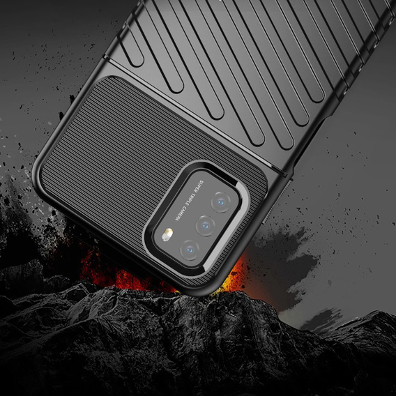 Чехол до Xiaomi Poco M3, Thunder, чёрный