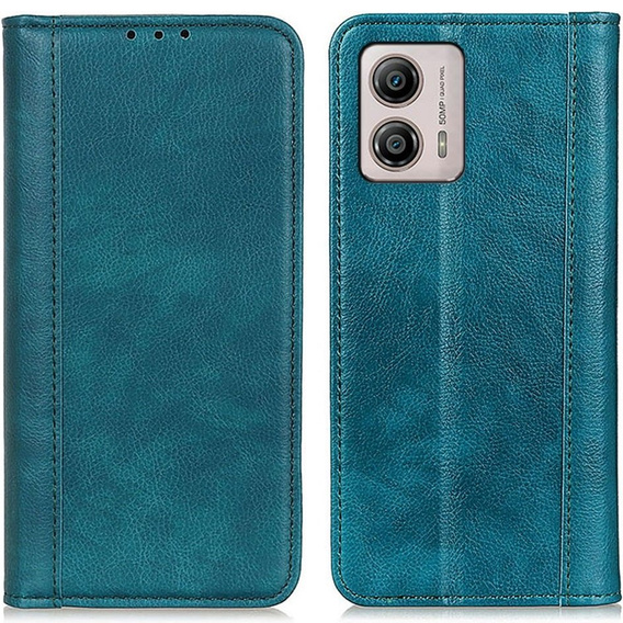 Чохол-фліп для Motorola Moto G53 / G23 / G13, Split Leather, зелений