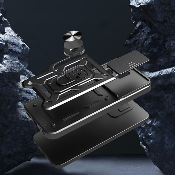 Чехол NOX Camera Slide Infinix Hot 50i 4G, CamShield Slide, чёрный