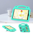 Детский чехол для iPad mini 7.9" 2019/2015/2014/2013/2012 (5/4/3/2/1 gen.), Cute Patterns, с подставкой, зелёный