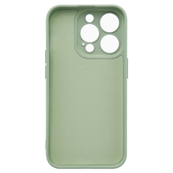 Чехол до iPhone 15 Pro, Silicone Lite, мятный