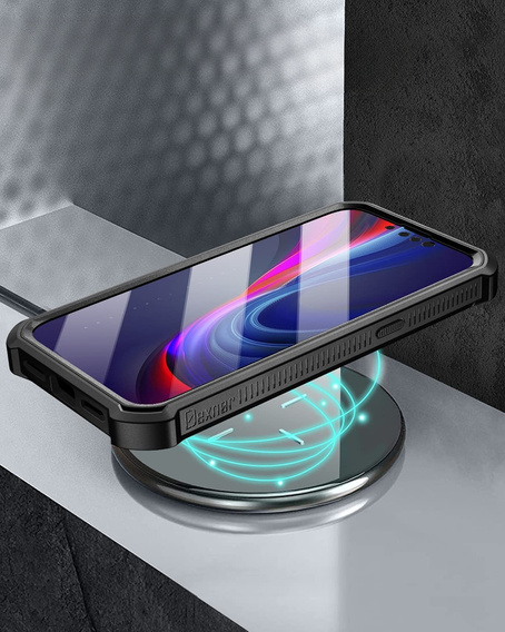 Броньований чохол для iPhone 13 / 14, Dexnor Full Body, чорний