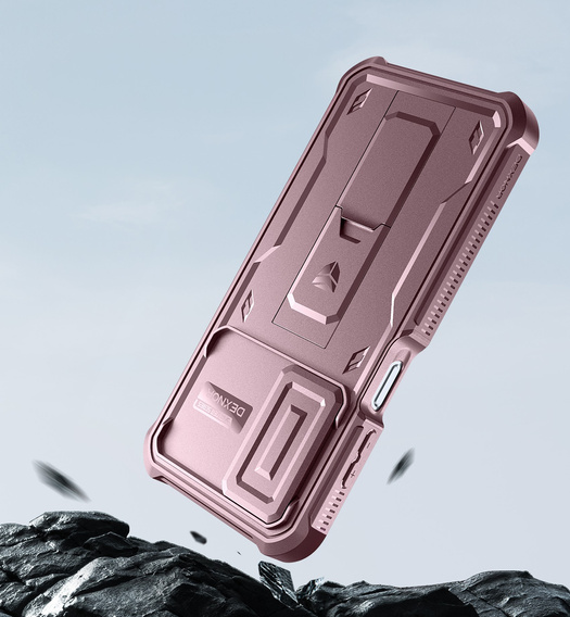 Броньований чохол для Samsung Galaxy A16, Dexnor Full Body (Two Frames), рожевий
