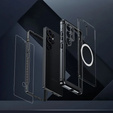 Чохол для Samsung Galaxy S25 Ultra, Shockproof, зі склом, для MagSafe, чорний