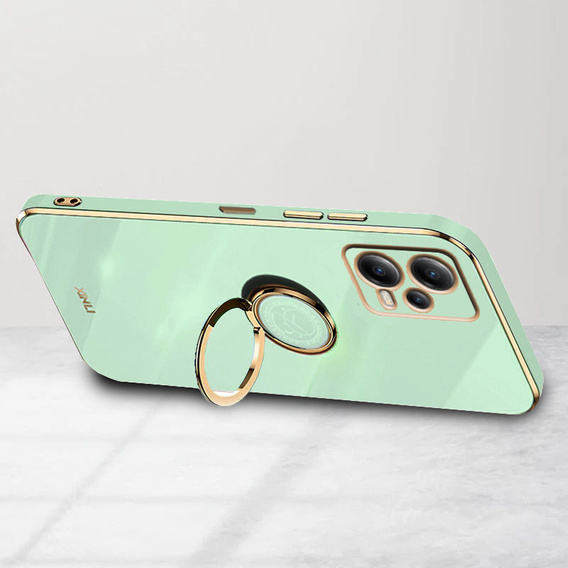 Чехол до POCO X5 Pro 5G, Electro Ring, мятный