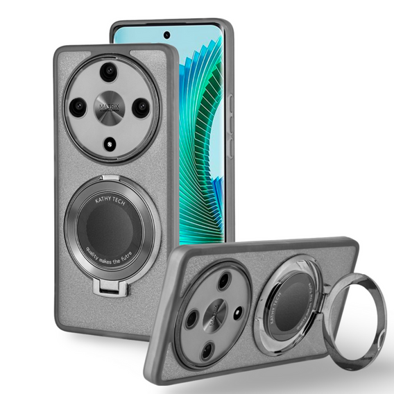 Чехол для Honor Magic 6 Lite 5G, Glittery Magnetic, для MagSafe, чёрный