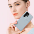 Чехол NILLKIN для Samsung Galaxy S23 Ultra, силиконовый чехол CamShield для MagSafe, синий