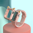 Силиконовый чехол CAT EARS для Huawei Watch Fit 2, Beige