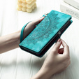 Чохол-книжка для Xiaomi Redmi Note 13 Pro 4G / Xiaomi Redmi Note 14S / Xiaomi Poco M6 Pro 4G, Mandala, зелений
