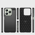 Чехол до Realme C63, Carbon, чёрный