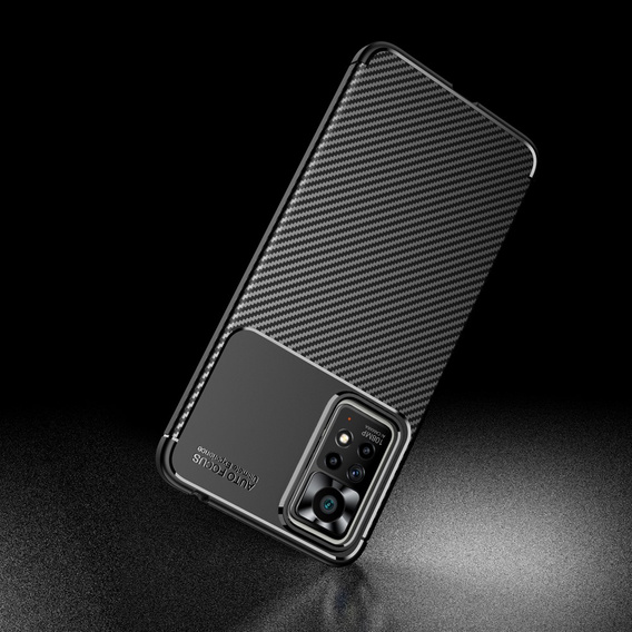 Чoхол до Xiaomi Redmi Note 11 Pro 4G / 5G, Carbon Gel, чорний
