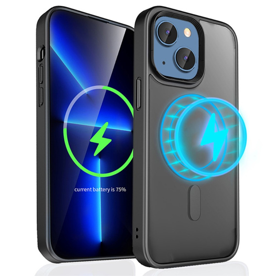 Чехол Mocolo до iPhone 14, MagSafe, чёрный
