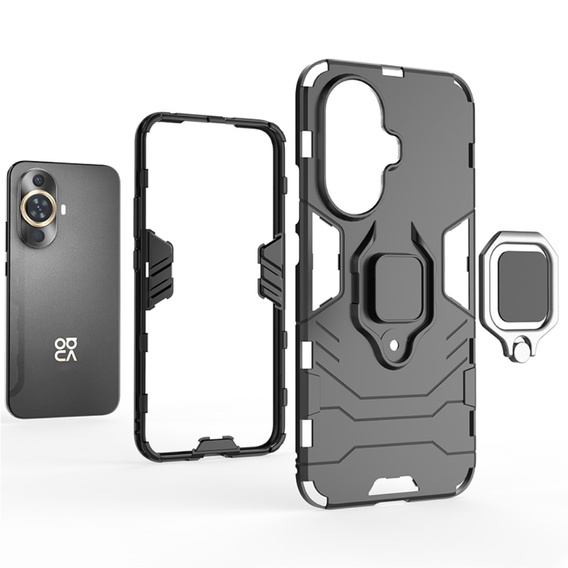 Чoхол до Huawei Nova 11 Pro, Kickstand Ring, чорний