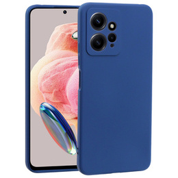 Чехол до Xiaomi Redmi Note 12 4G, Silicone Lite, темно-синий