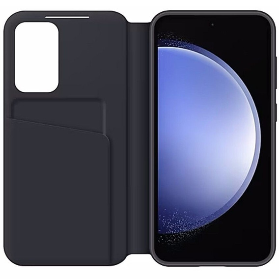 Оригінальний чохол Samsung для Galaxy S23 FE, S View Wallet Cover, чорний