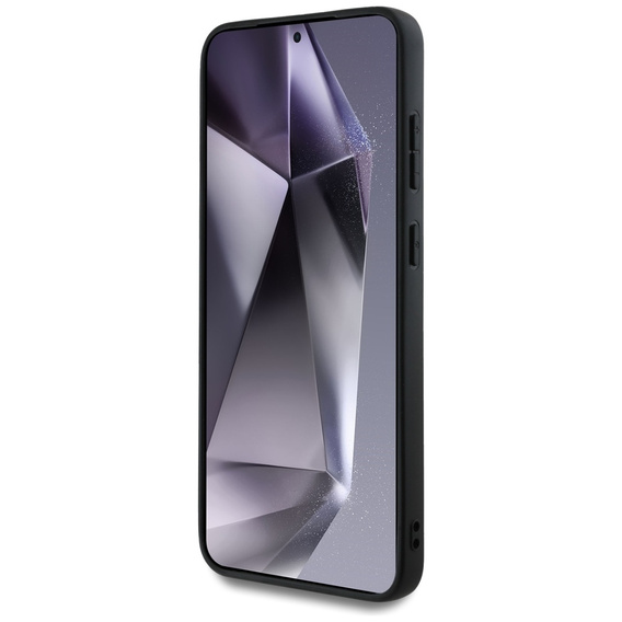 Чехол GUESS Fixed Glitter Big 4G Logo для Samsung Galaxy S25