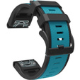Силиконовый ремешок для Garmin Fenix 5/6/7 Forerunner 945/935, Blue / Black